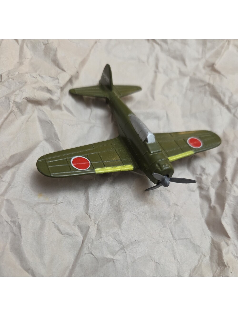 Vintage Dyna Flites A114 Japanese Zero Green Diecast Airplane